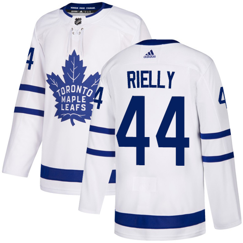 Adidas Maple Leafs #44 Morgan Rielly White Road Authentic Stitched Youth NHL Jersey