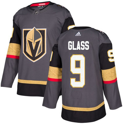 Adidas Golden Knights #9 Cody Glass Grey Home Authentic Stitched Youth NHL Jersey