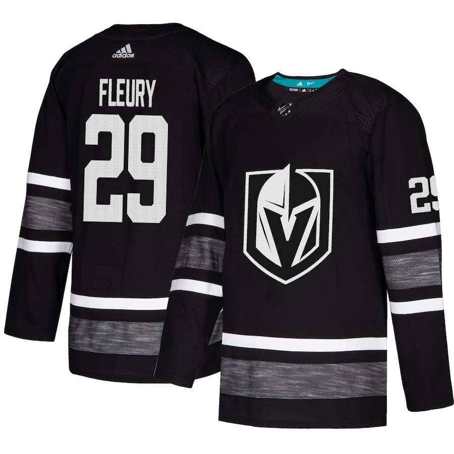 Adidas Golden Knights #29 Marc-Andre Fleury Black Authentic 2019 All-Star Stitched Youth NHL Jersey