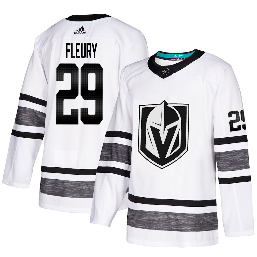 Adidas Golden Knights #29 Marc-Andre Fleury White Authentic 2019 All-Star Stitched Youth NHL Jersey