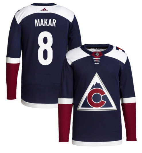 Youth Colorado Avalanche #8 Cale Makar Navy Stitched Jersey