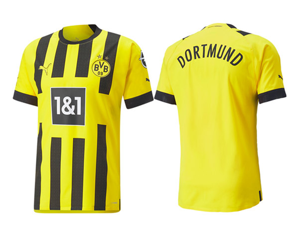 Youth Borussia Dortmund 2022/23 Yellow Home Soccer Jersey