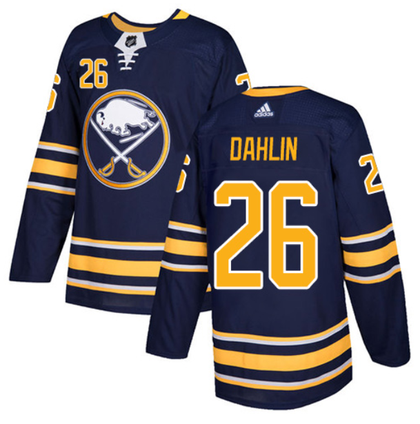 Youth Buffalo Sabres #26 Rasmus Dahlin Navy Stitched Jersey
