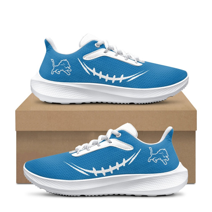 Men's Detroit Lions Blue Running Shoe 001