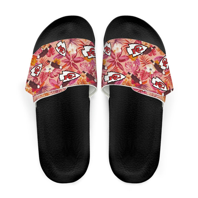 Men's Kansas City Chiefs Beach Adjustable Slides Non-Slip Slippers/Sandals/Shoes 006