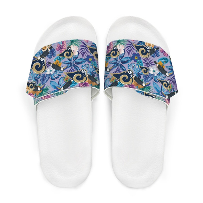 Women's Los Angeles Rams Beach Adjustable Slides Non-Slip Slippers/Sandals/Shoes 002