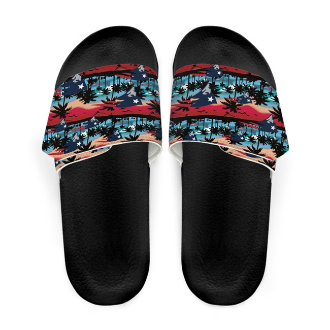 Men's New England Patriots Beach Adjustable Slides Non-Slip Slippers/Sandals/Shoes 001