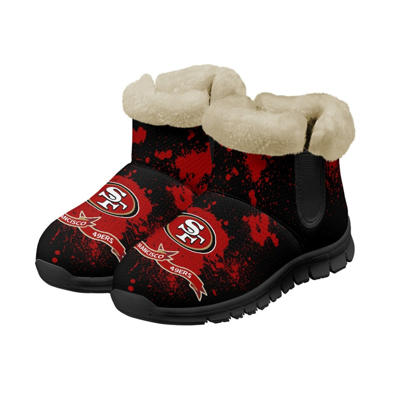 Men's San Francisco 49ers 2024 Snow Boots/Shoes 001(Pls check description for details)