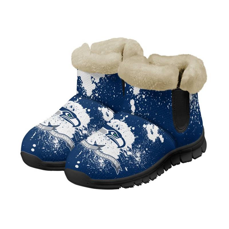 Men's Seattle Seahawks 2024 Snow Boots/Shoes 001(Pls check description for details)
