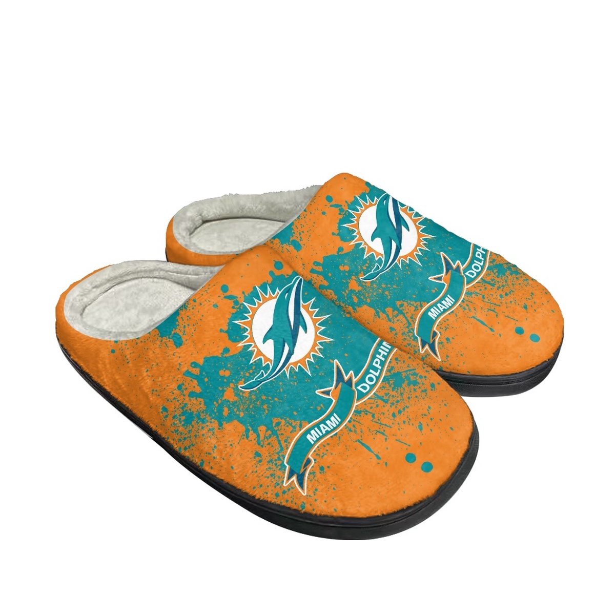 Men's Miami Dolphins Slippers/Shoes 005
