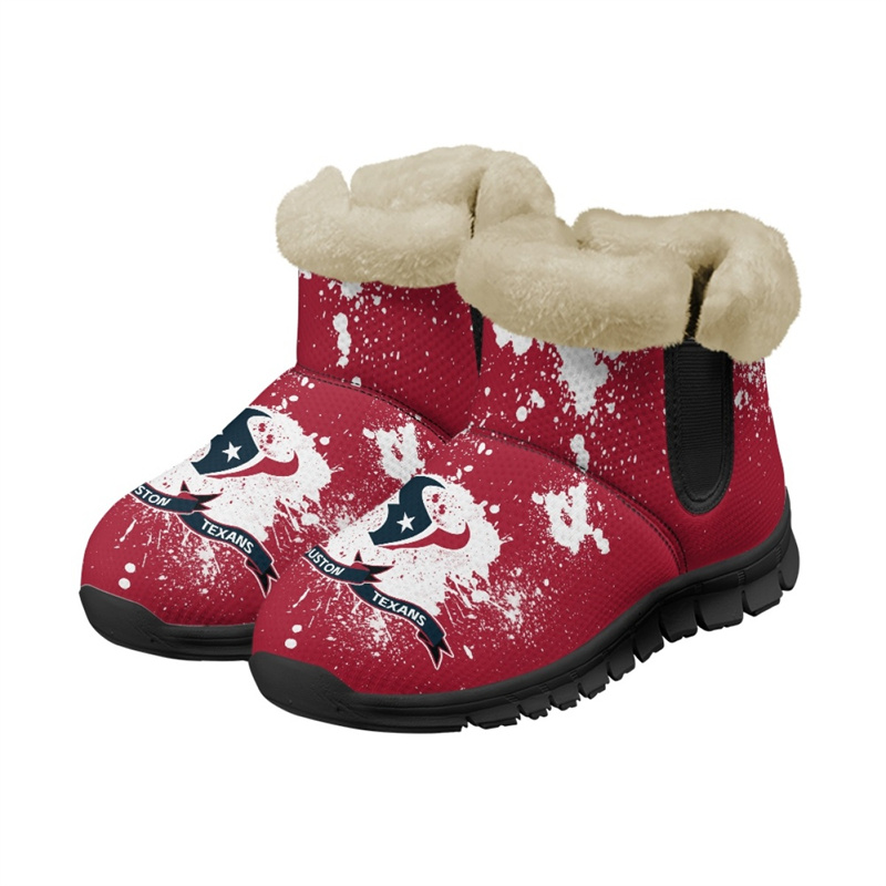 Men's Houston Texans 2024 Snow Boots/Shoes 001(Pls check description for details)