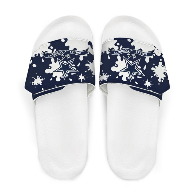 Women's Dallas Cowboys Beach Adjustable Slides Non-Slip Slippers/Sandals/Shoes 002