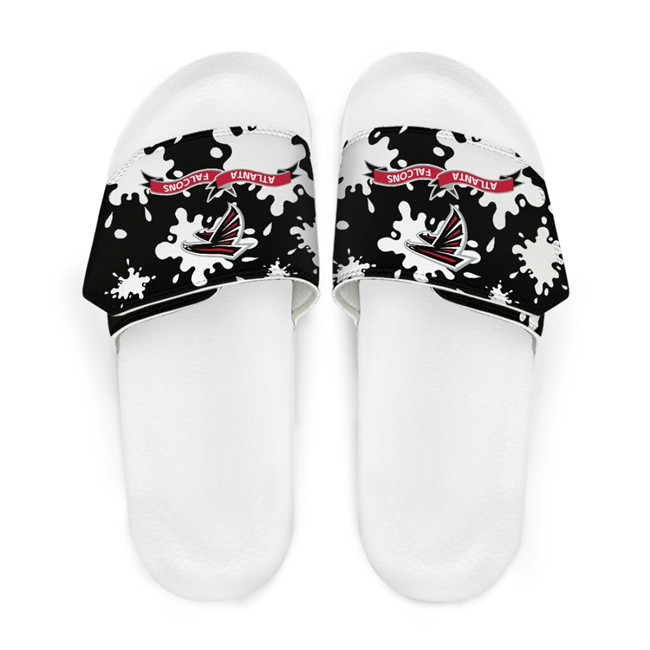 Men's Atlanta Falcons Beach Adjustable Slides Non-Slip Slippers/Sandals/Shoes 002