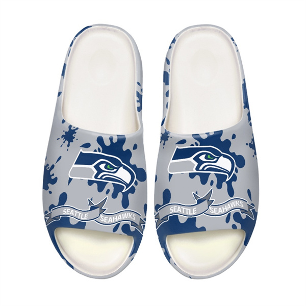 Women's Seattle Seahawks Yeezy Slippers/Shoes 002