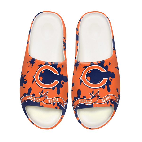 Men's Chicago Bears Yeezy Slippers/Shoes 001
