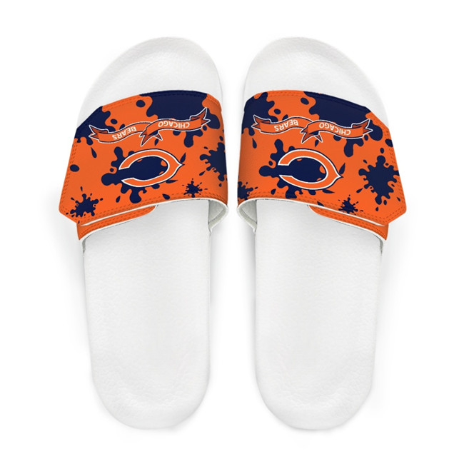 Women's Chicago Bears Beach Adjustable Slides Non-Slip Slippers/Sandals/Shoes 002