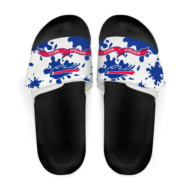 Women's Buffalo Bills Beach Adjustable Slides Non-Slip Slippers/Sandals/Shoes 001