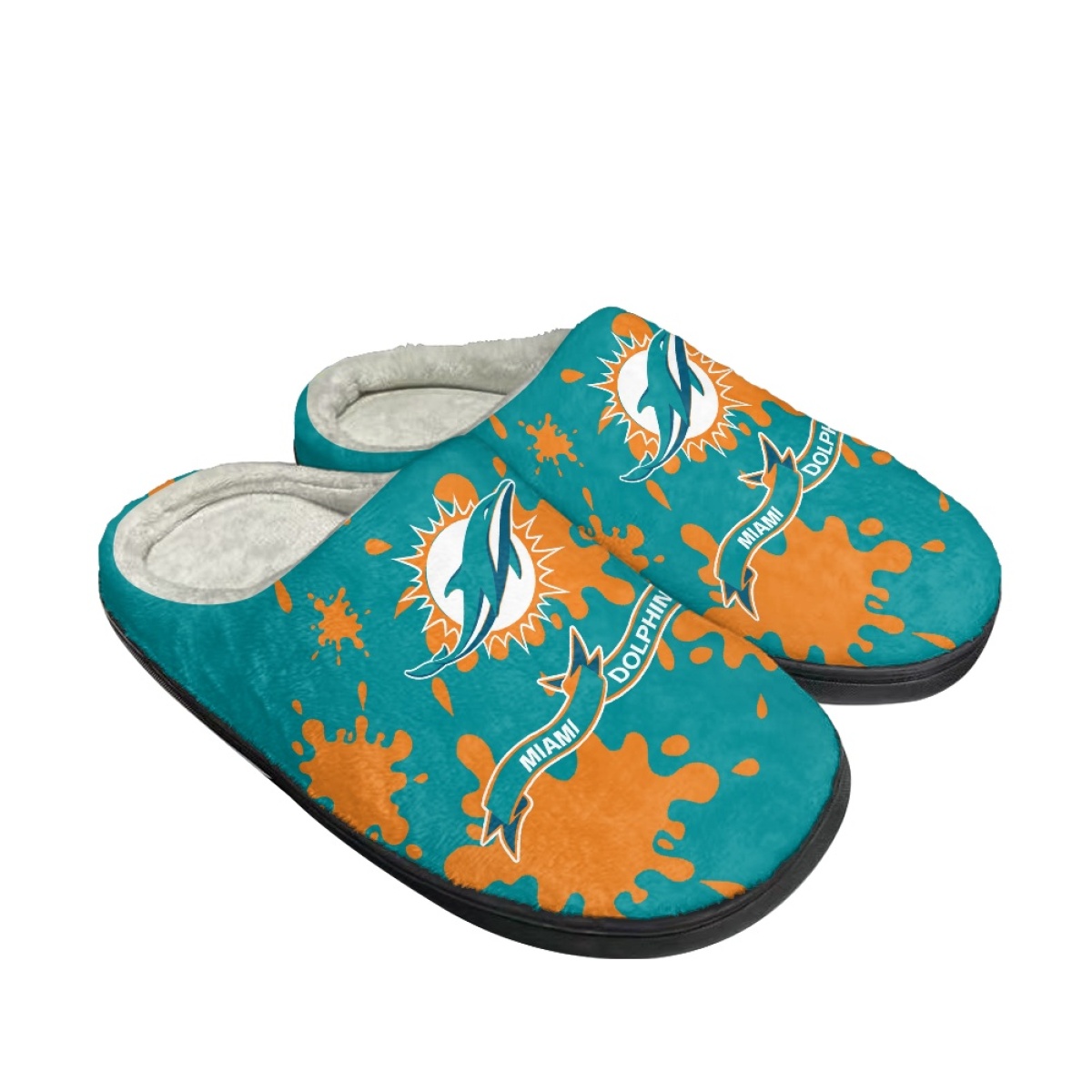 Men's Miami Dolphins Slippers/Shoes 006