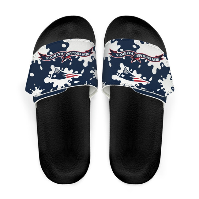 Women's New England Patriots Beach Adjustable Slides Non-Slip Slippers/Sandals/Shoes 003