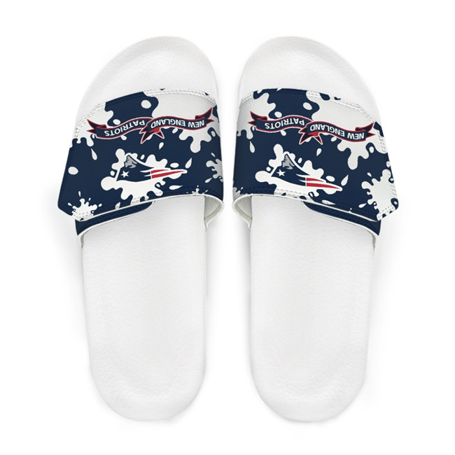 Men's New England Patriots Beach Adjustable Slides Non-Slip Slippers/Sandals/Shoes 004
