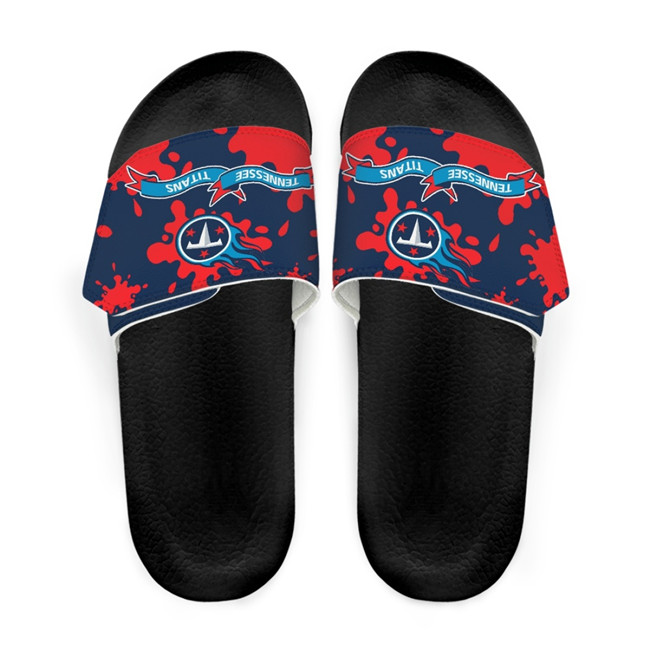 Women's Tennessee Titans Beach Adjustable Slides Non-Slip Slippers/Sandals/Shoes 002