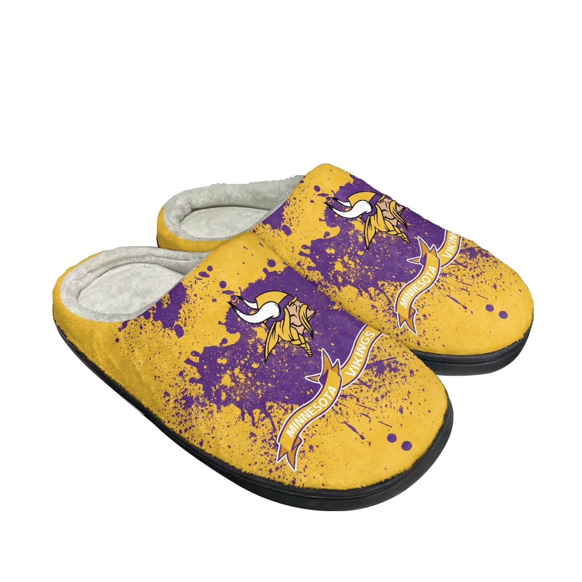 Women's Minnesota Vikings Slippers/Shoes 005