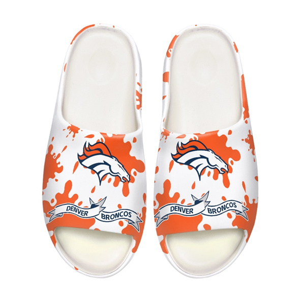 Women's Denver Broncos Yeezy Slippers/Shoes 001