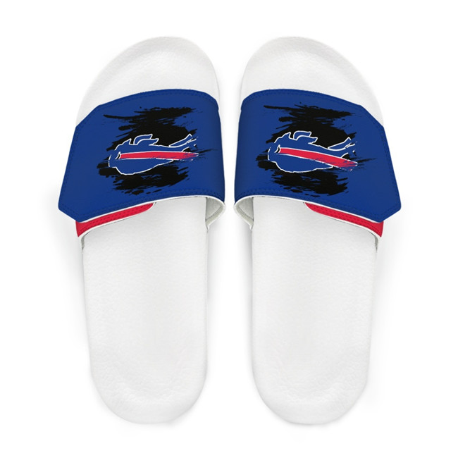 Men's Buffalo Bills Beach Adjustable Slides Non-Slip Slippers/Sandals/Shoes 004