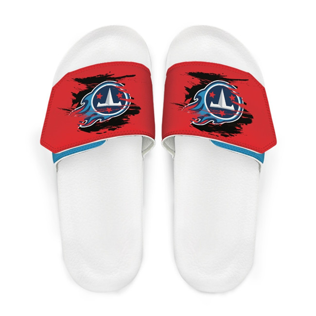 Women's Tennessee Titans Beach Adjustable Slides Non-Slip Slippers/Sandals/Shoes 004
