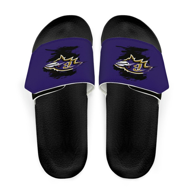 Men's Baltimore Ravens Beach Adjustable Slides Non-Slip Slippers/Sandals/Shoes 005