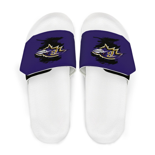 Men's Baltimore Ravens Beach Adjustable Slides Non-Slip Slippers/Sandals/Shoes 006