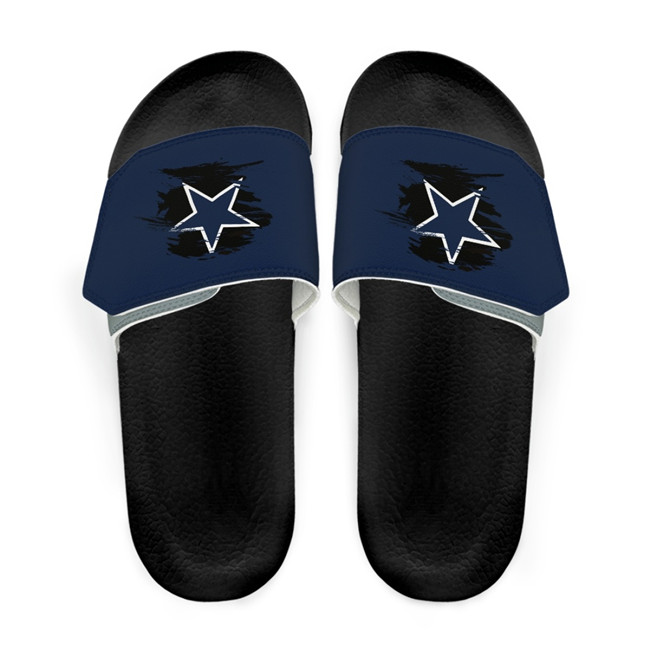 Women's Dallas Cowboys Beach Adjustable Slides Non-Slip Slippers/Sandals/Shoes 003