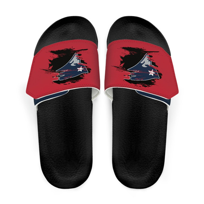 Women's New England Patriots Beach Adjustable Slides Non-Slip Slippers/Sandals/Shoes 006