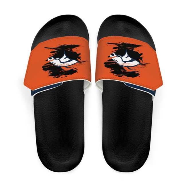 Women's Denver Broncos Beach Adjustable Slides Non-Slip Slippers/Sandals/Shoes 003