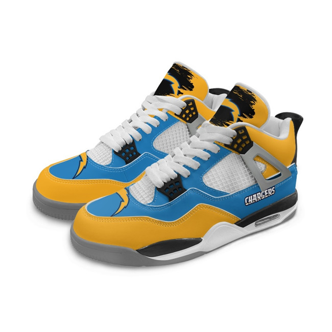 Women's Los Angeles Chargers Running weapon Air Jordan 4 Shoes 0002