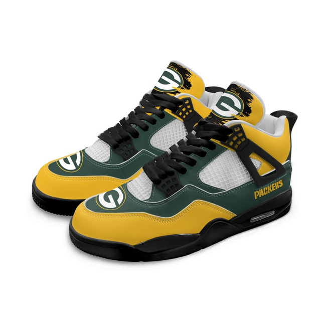 Men's Green Bay Packers Running weapon Air Jordan 4 Shoes 001