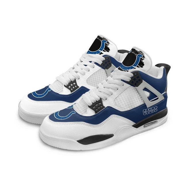 Women's Indianapolis Colts Running weapon Air Jordan 4 Shoes 0003