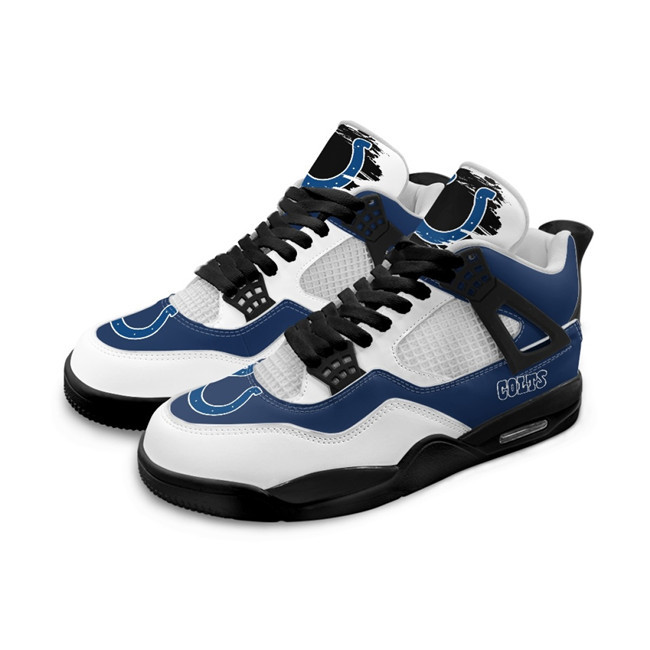 Men's Indianapolis Colts Running weapon Air Jordan 4 Shoes 001