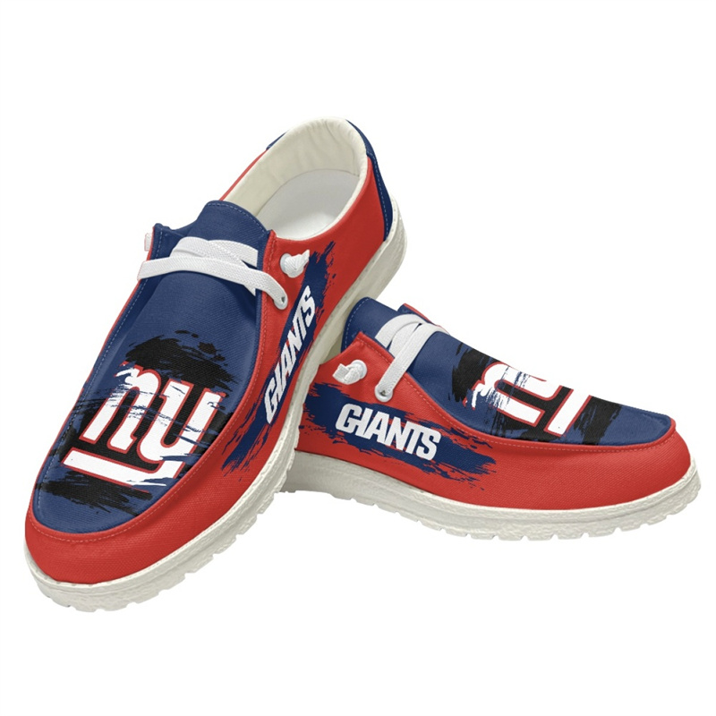 Men's New York Giants Loafers Lace Up Shoes 002 (Pls check description for details)