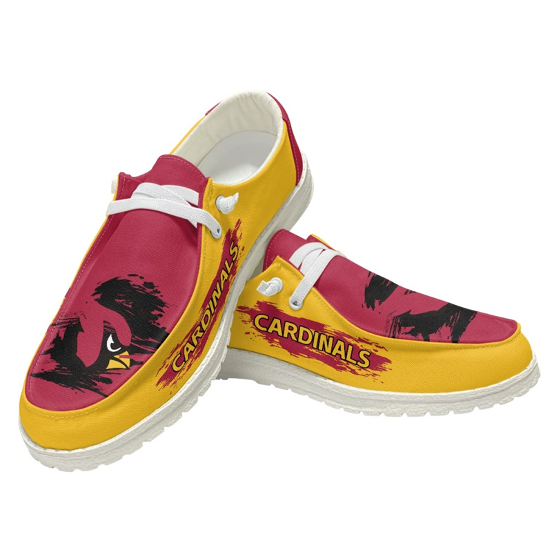 Women's Arizona Cardinals Loafers Lace Up Shoes 001 (Pls check description for details)