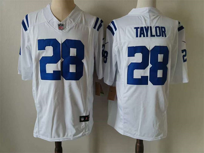 Women's Indianapolis Colts #28 Jonathan Taylor White F.U.S.E. Vapor Stitched Jersey(Run Small)