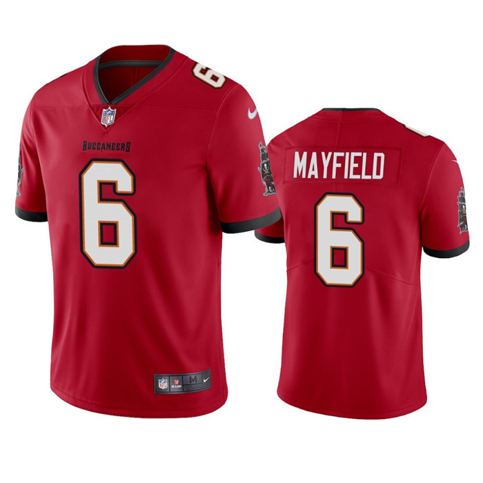Youth Tampa Bay Buccaneers #6 Baker Mayfield Red Vapor Untouchable Limited Stitched Jersey