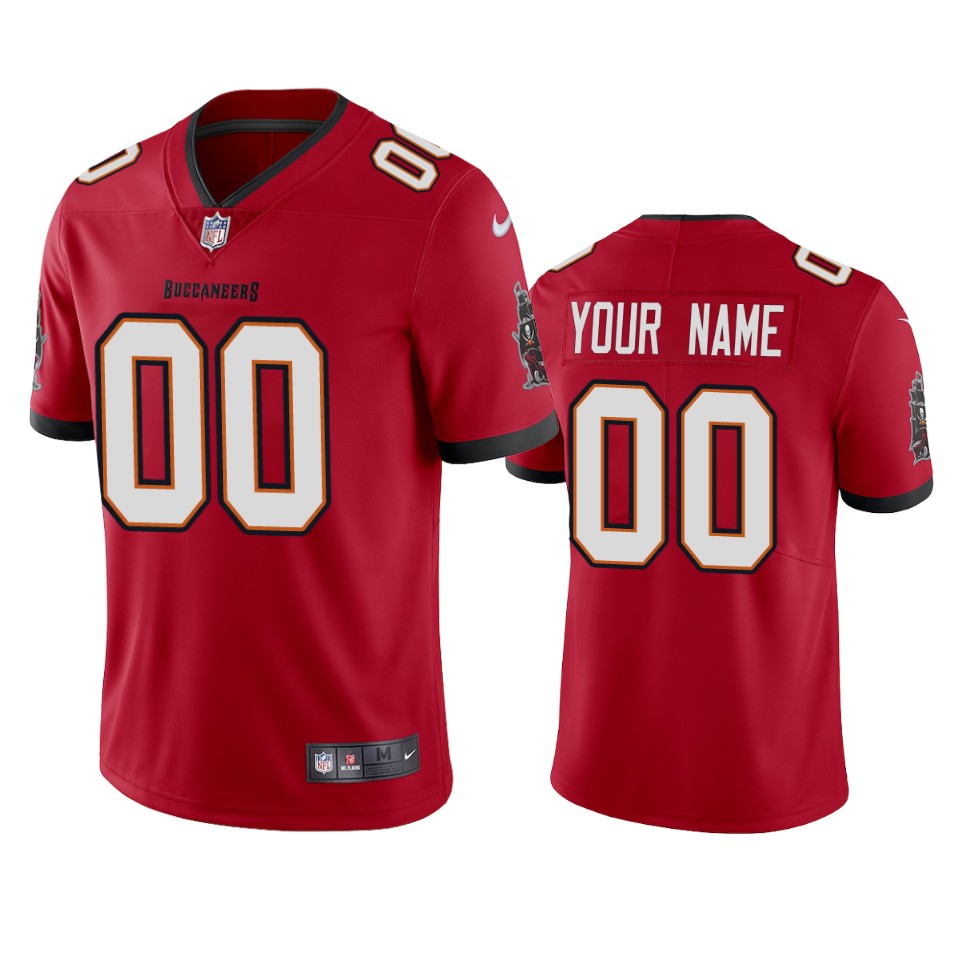 Youth Tampa Bay Buccaneers ACTIVE PLAYER Custom Red Vapor Untouchable Limited Stitched Jersey