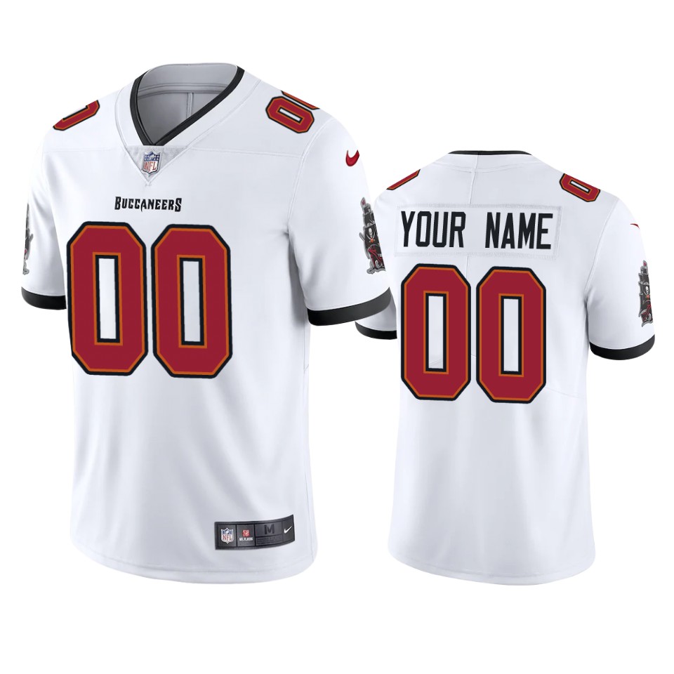 Youth Tampa Bay Buccaneers ACTIVE PLAYER Custom White Vapor Untouchable Limited Stitched Jersey