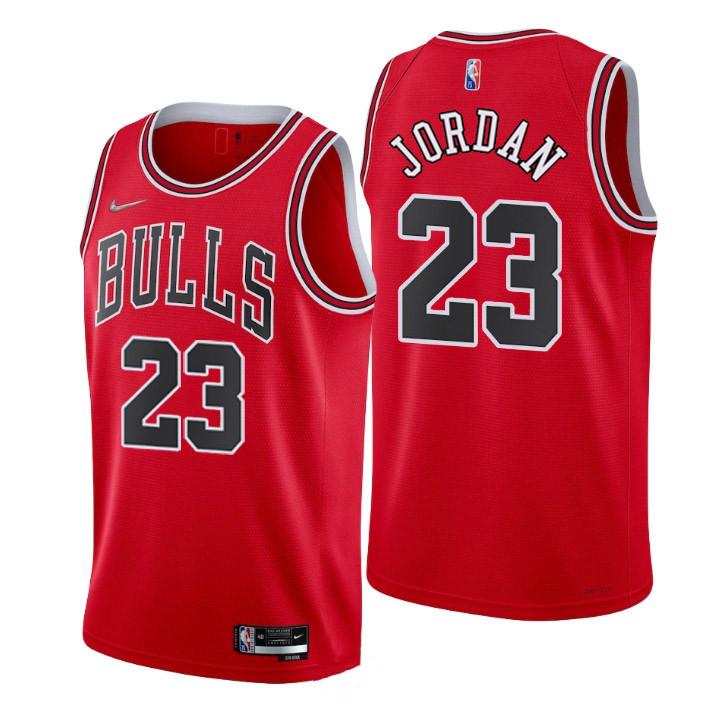 Youth Chicago Bulls #23 Michael Jordan Red 75th Anniversary Stitched Basketball Jersey