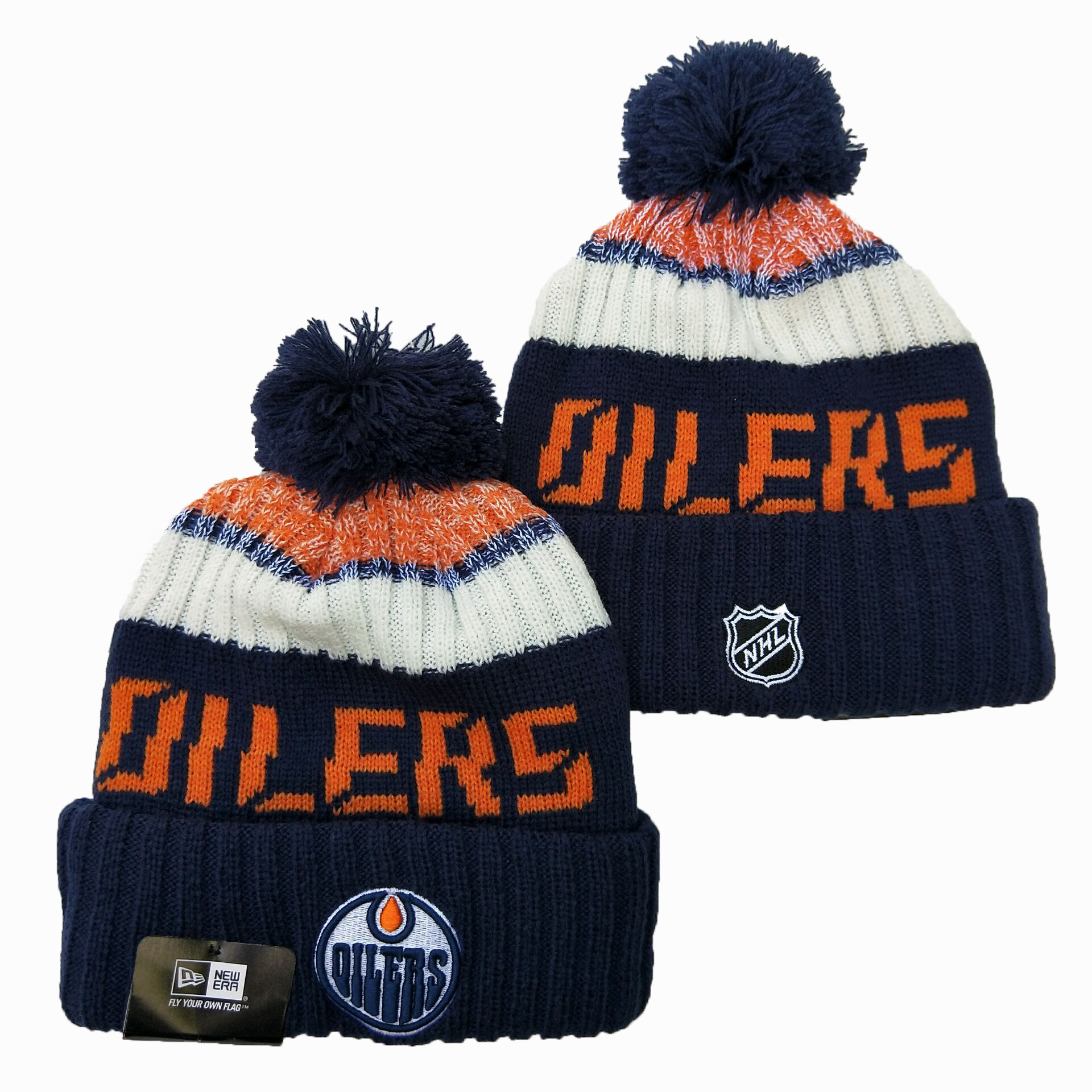 Edmonton Oilers Knit Hats 001