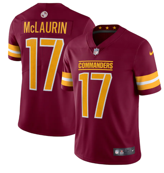 Youth Washington Commanders #17 Terry McLaurin 2022 Burgundy Vapor Untouchable Stitched Football Jersey