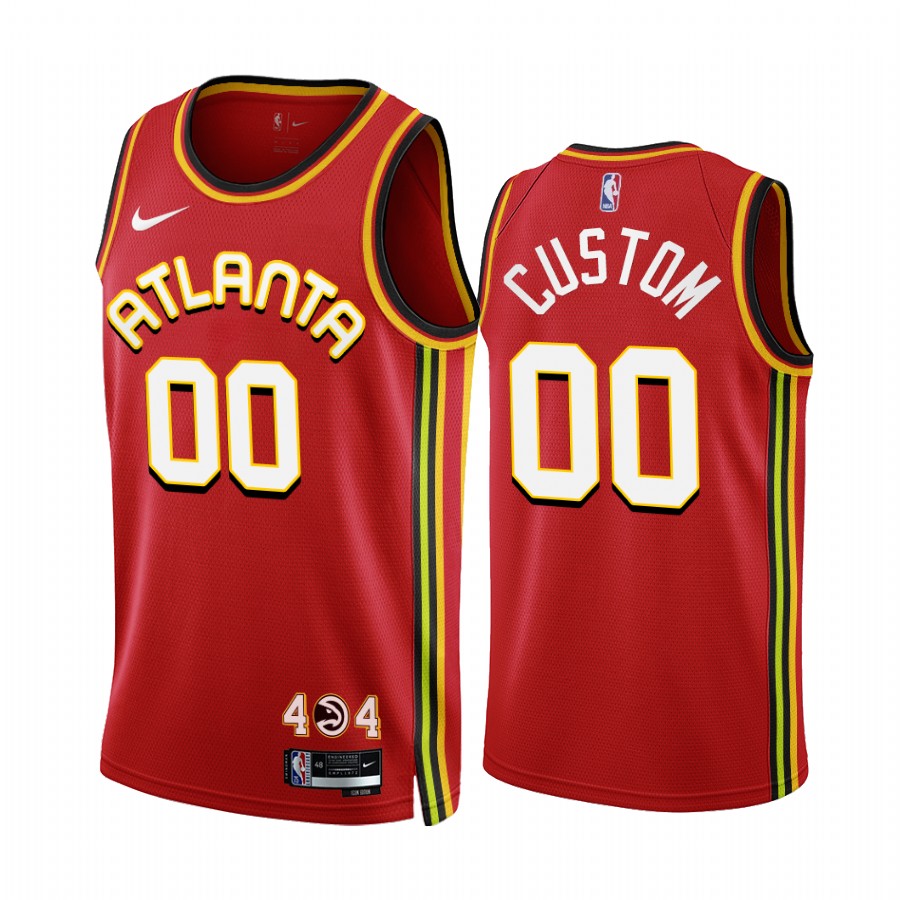 Youth Atlanta Hawks Active Player Custom Red Icon Edition Stitched Jersey