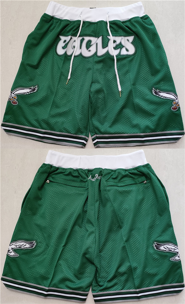 Men's Philadelphia Eagles Green Shorts (Run Small)