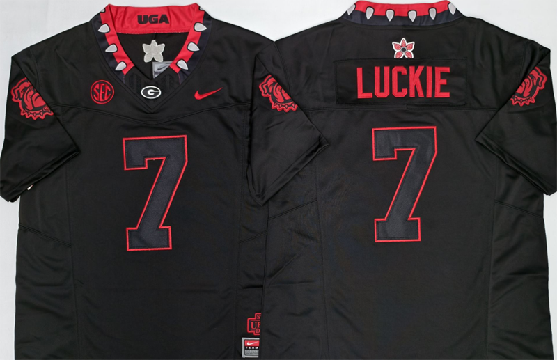 Georgia Bulldogs #7 Lawson Luckie White 2026 F.U.S.E. Stitched Jersey